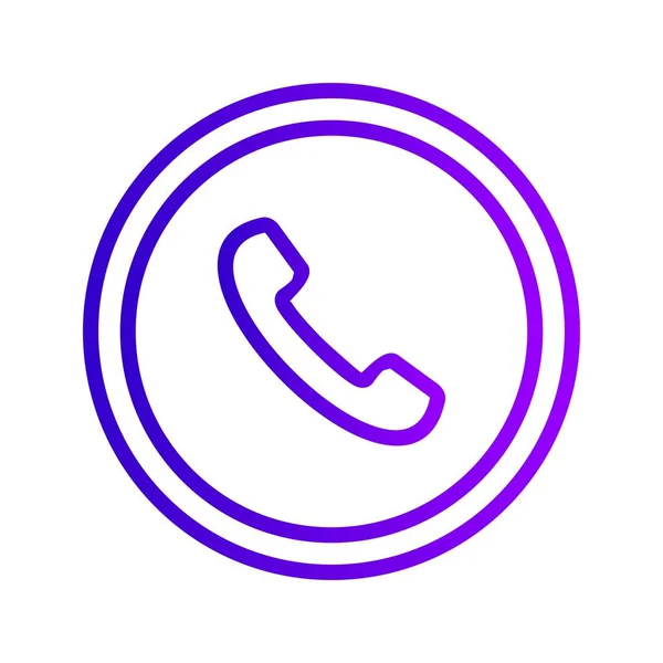 Ico Znak Drogi Telefon Wektor — Wektor stockowy