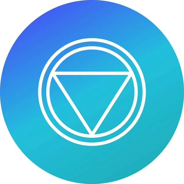 Vektor Abstand Stoppschild Ico — Stockvektor