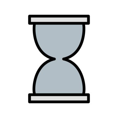 Kum saati vektör simge işareti simge vektör çizim kişisel ve ticari kullanım için..