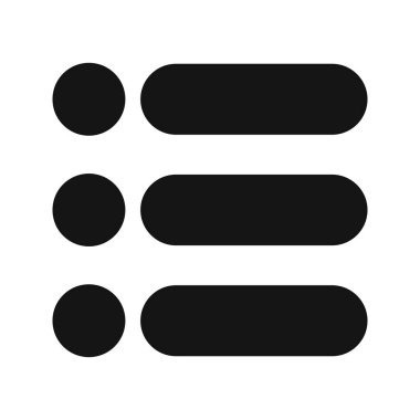  Liste vektör simge işareti simge vektör çizim kişisel ve ticari kullanım için..