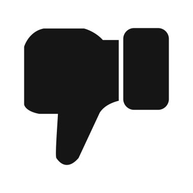 Vektör simge işareti simge vektör çizim kişisel ve ticari kullanım için sevmemek..