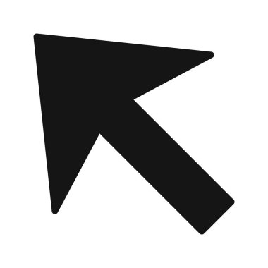 İmleç vektör simge işareti simge vektör çizim kişisel ve ticari kullanım için..