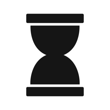 Kum saati vektör simge işareti simge vektör çizim kişisel ve ticari kullanım için..