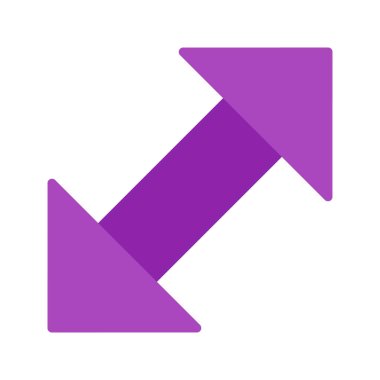 Çift ok vektör simgesi