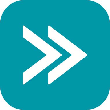 İleri vektör simge işareti simge vektör çizim kişisel ve ticari kullanım için..