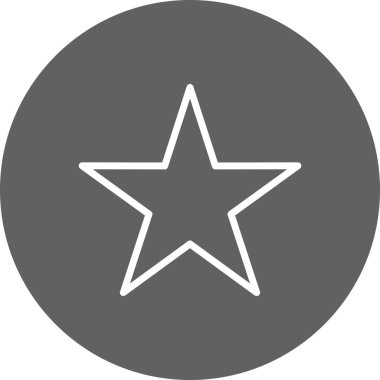 Vektör yıldız simgesini işaret simge vektör çizim kişisel ve ticari kullanım için..