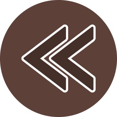 Önceki vektör simge işareti simge vektör çizim kişisel ve ticari kullanım için..