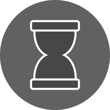 Kum saati vektör simge işareti simge vektör çizim kişisel ve ticari kullanım için..