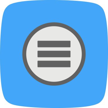 Menü vektör simge işareti simge vektör çizim kişisel ve ticari kullanım için..