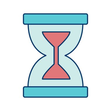 Kum saati vektör simge işareti simge vektör çizim kişisel ve ticari kullanım için..