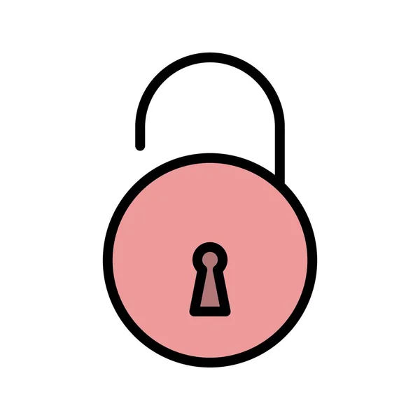 Unlock Vector Icon Sign Icon Vector Illustration Personal Commercial Use — Stock Vector