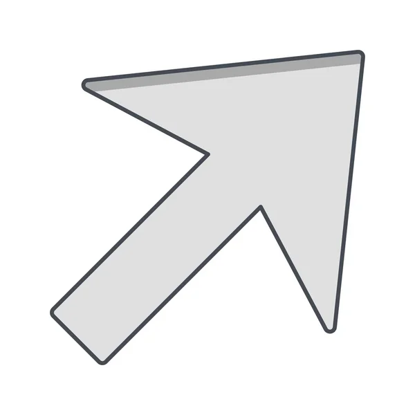 Cursor Vektor Symbol Symbol Vektor Illustration Für Den Persönlichen Und — Stockvektor