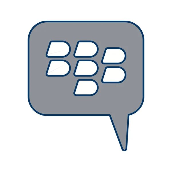 Blackberry Vector Icon Teken Pictogram Vector Illustratie Voor Persoonlijk Commercieel — Stockvector