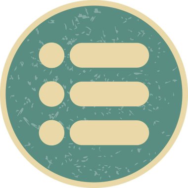  Liste vektör simge işareti simge vektör çizim kişisel ve ticari kullanım için..