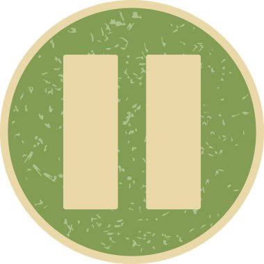 Kişisel ve ticari kullanım için Duraklat vektör simge işareti simge vektör çizim..