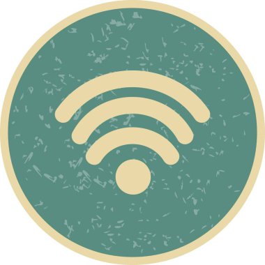 WiFi vektör simge işareti simge vektör çizim kişisel ve ticari kullanım için..