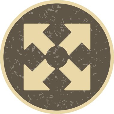 Tam ekran vektör simge işareti simge vektör çizim kişisel ve ticari kullanım için..