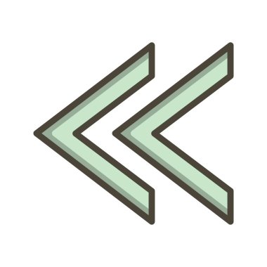 Önceki vektör simge işareti simge vektör çizim kişisel ve ticari kullanım için..