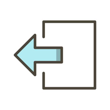 Oturum kapatma vektör simge işareti simge vektör çizim kişisel ve ticari kullanım için..