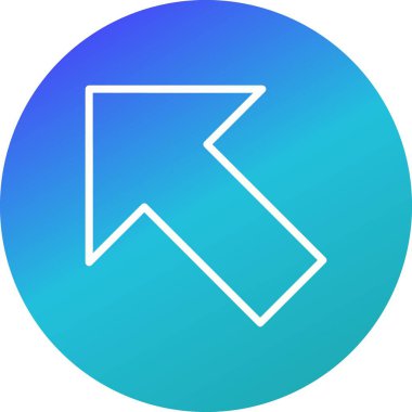 Vektör simge işareti simge vektör çizim kişisel ve ticari kullanım için sol..