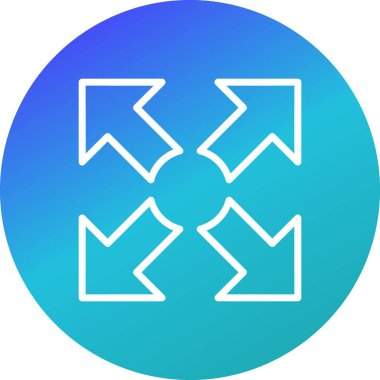 Tam ekran vektör simge işareti simge vektör çizim kişisel ve ticari kullanım için..