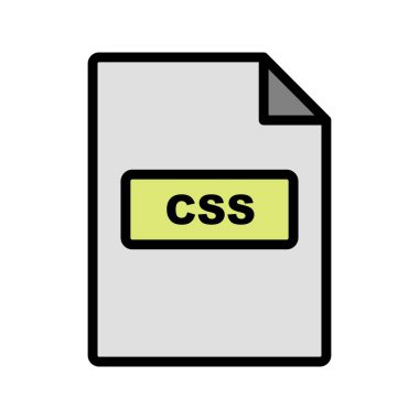 CSS vektör simge işareti simge vektör çizim kişisel ve ticari kullanım için..