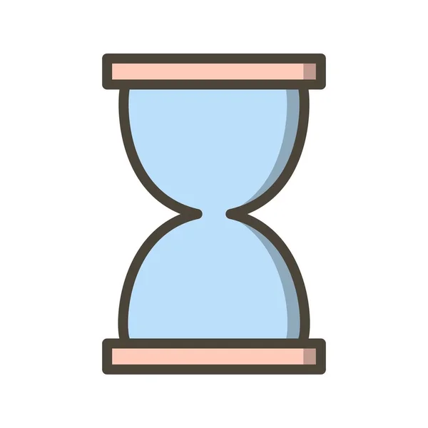 Icono Vector Reloj Arena Icono Signo Ilustración Vector Para Uso — Vector de stock