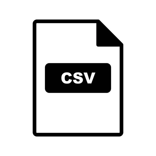 個人的な商業使用のため Csv ベクトル アイコン記号アイコンのベクトル図 — ストックベクタ