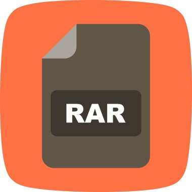 Rar vektör simge işareti simge vektör çizim kişisel ve ticari kullanım için..