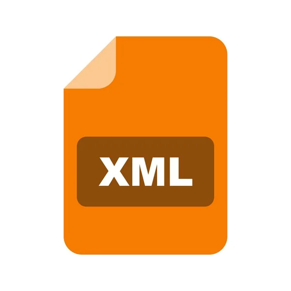 Xml Vector Icon Teken Icon Vectorillustratie Voor Persoonlijk Commercieel Gebruik — Stockvector