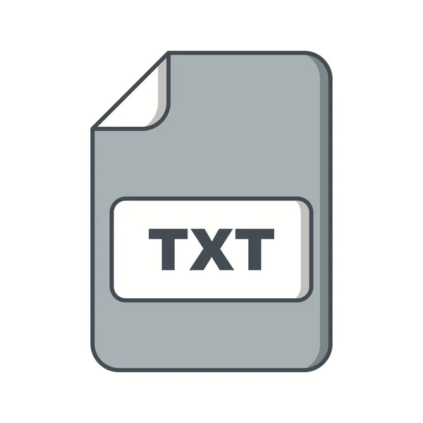 Векторная Иконка Txt Знаковая Векторная Иллюстрация Личного Коммерческого Использования — стоковый вектор