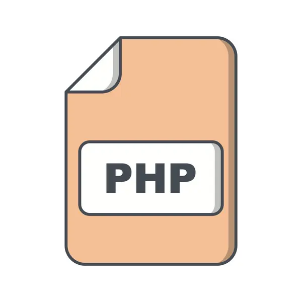 Icono Vectores Php Icono Signos Ilustración Vectores Para Uso Personal — Vector de stock