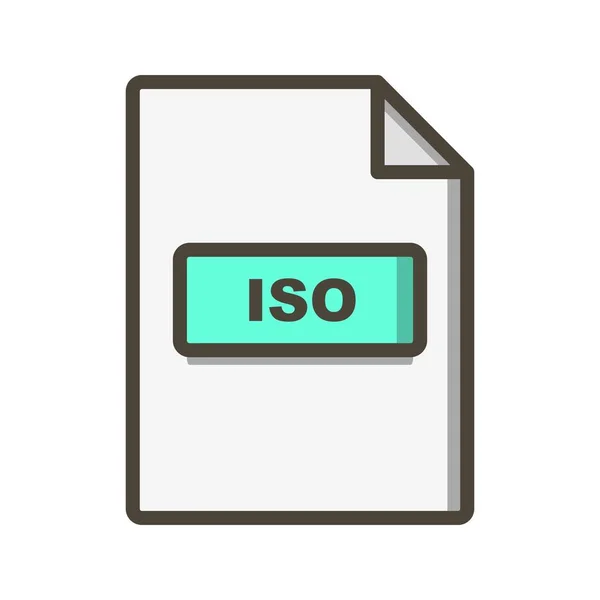 Iso Vector Icon Sign Icon Vector Illustration Personal Commercial Use — Stock Vector