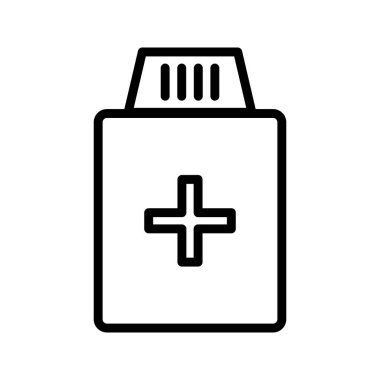 Vektör tıp şişe ICO