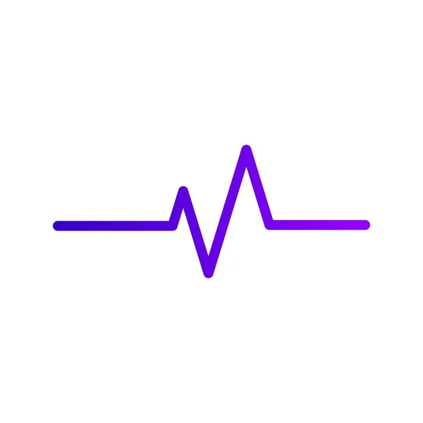 Vector Pulse Rate Ico — Stock Vector