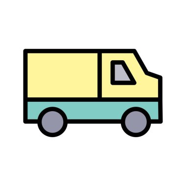 Kişisel ve ticari kullanım için vektör ulaşım simgesi.