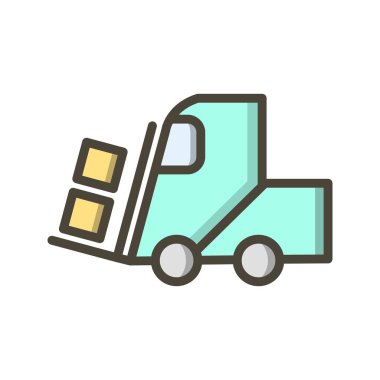 Kişisel ve ticari kullanım için vektör ulaşım simgesi.