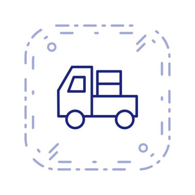 Kişisel ve ticari kullanım için vektör ulaşım simgesi.