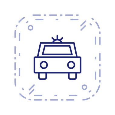 Kişisel ve ticari kullanım için vektör ulaşım simgesi.