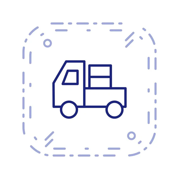 Vector Transportation Icon Personal Commercial Use — Stock Vector