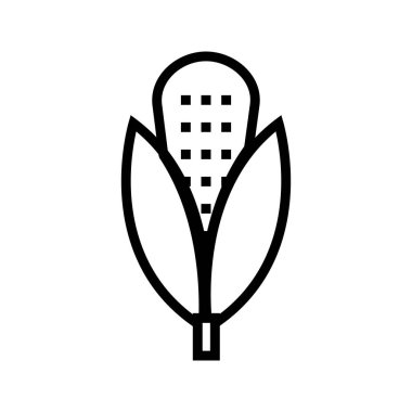 Vektör yiyecek ve sağlık simgesi