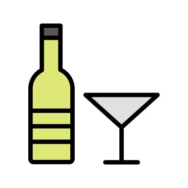 Vektör yiyecek ve sağlık simgesi