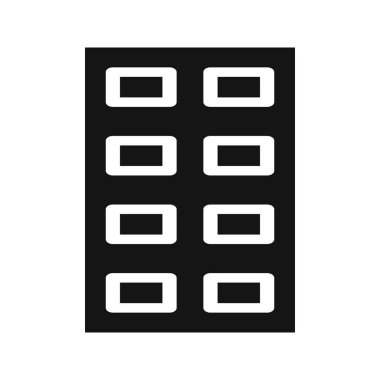 Vektör yiyecek ve sağlık simgesi