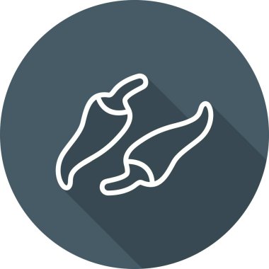 Vektör yiyecek ve sağlık simgesi