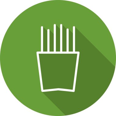 Vektör yiyecek ve sağlık simgesi