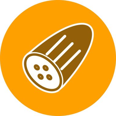 Vektör yiyecek ve sağlık simgesi