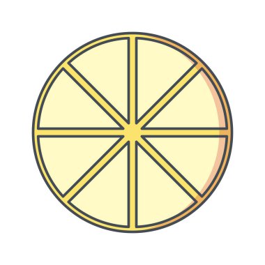 Vektör yiyecek ve sağlık simgesi