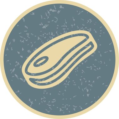 Vektör yiyecek ve sağlık simgesi