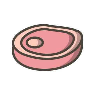 Vektör yiyecek ve sağlık simgesi