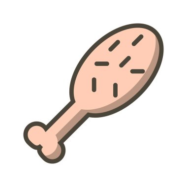 Vektör yiyecek ve sağlık simgesi